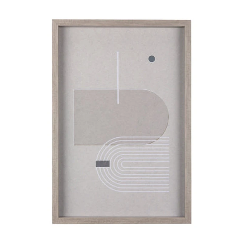 Balance III Wooden Frame Art