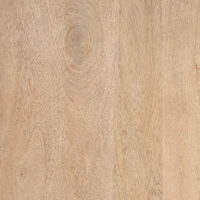 Suri Light Brown Wood W/Glass Doors Arched Curio Cabinet