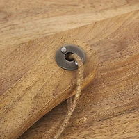 Karana Natural Solid Wood Round Serving Boards