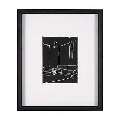 Interior Sketch by Mercana Studio a Framed Art Print