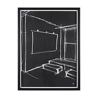 Interior Sketch by Mercana Studio a Framed Art Print