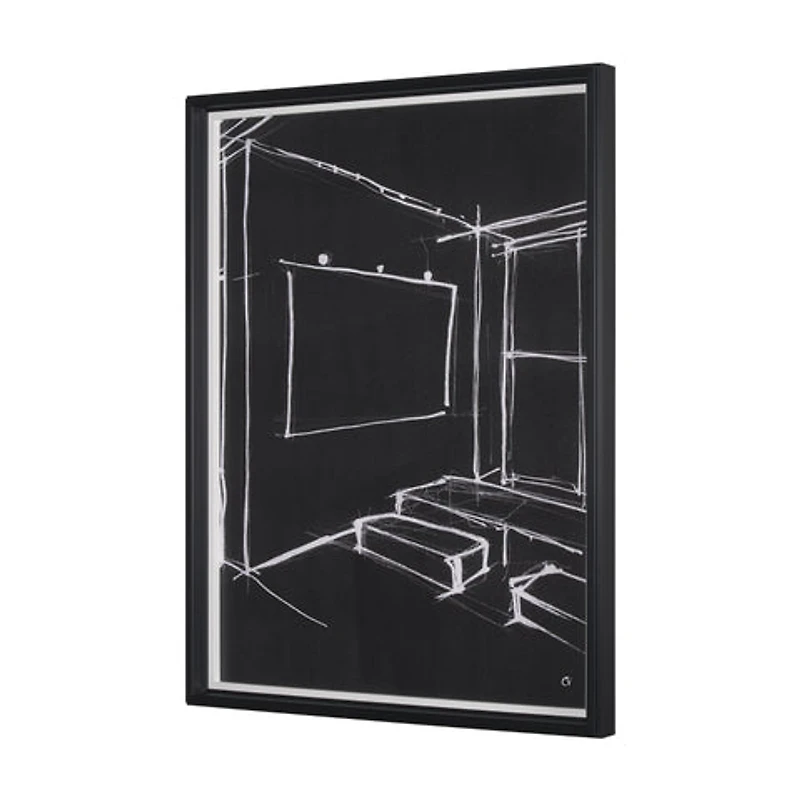 Interior Sketch by Mercana Studio a Framed Art Print