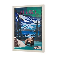 Alaska Go USA by Mercana Studio Decograph Framed Art Print