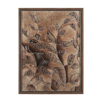 Bronze Beauty II by Studio M a handmade Original Framed 3D Textured Ar