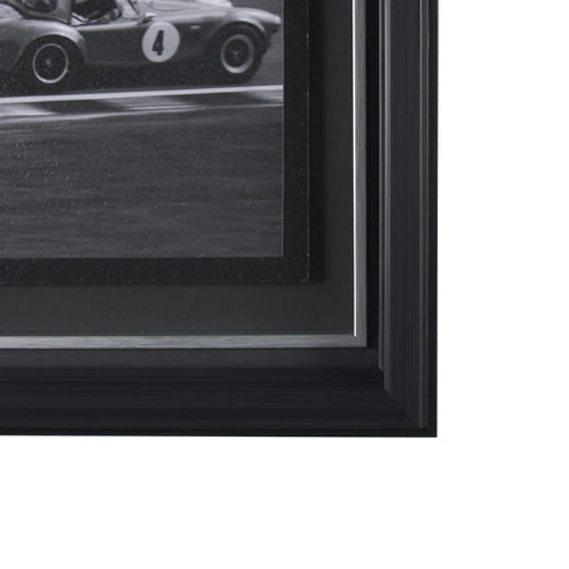 Hand Embellished Framed Photo Art Print Matted under Glass