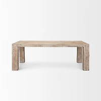 McArthur Whitewash Reclaimed Wood Dining Table