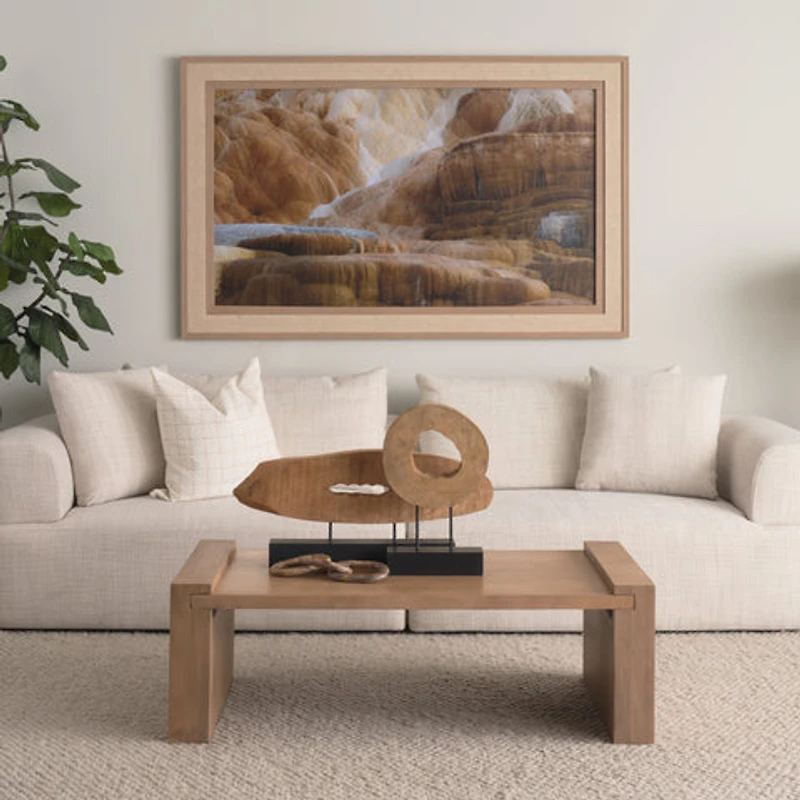 Liquid Travertine by Gary Blatter a Hand Embellished Framed Photo Art