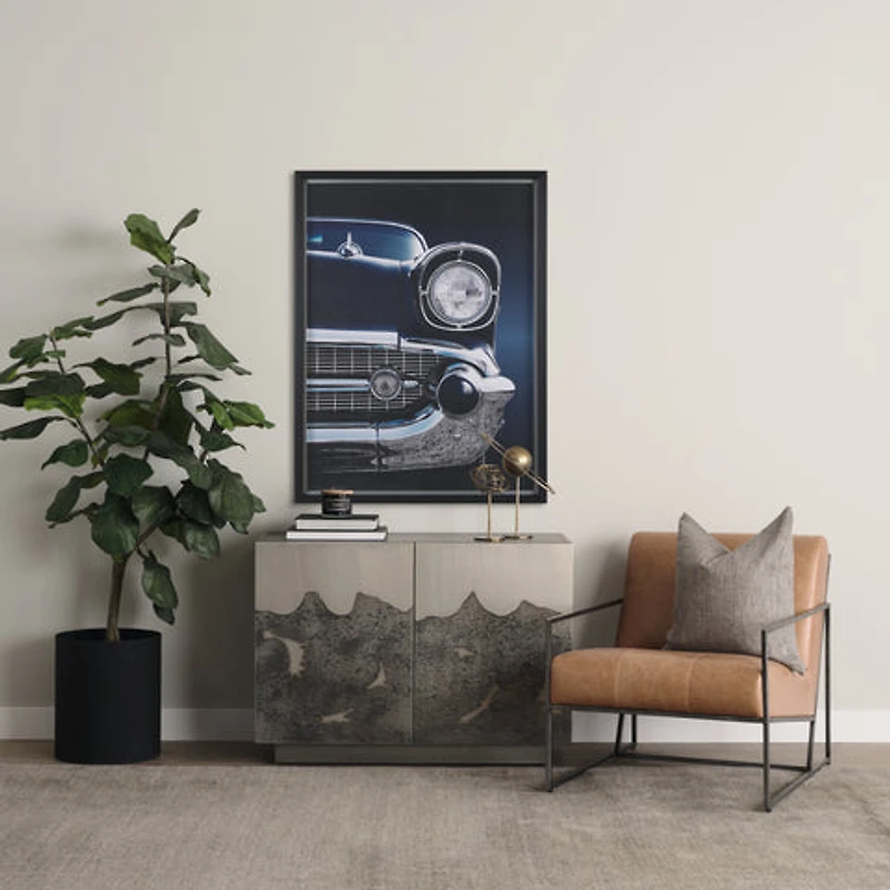 American Classic Car Bel Air 1957 Framed Photo Art Print