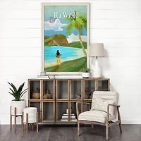 Hawaii Go USA by Mercana Studio Decograph Framed Art Print