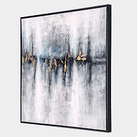 Blushing Facade, Hand Painted Canvas