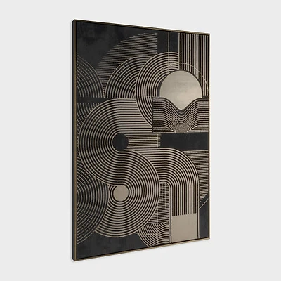 Midnight Radiance, Hand Painted Giclee