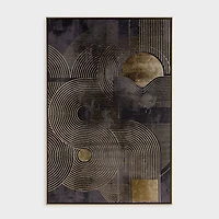 Midnight Radiance, Hand Painted Giclee
