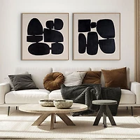 Pillars I, Hand Painted Canvas