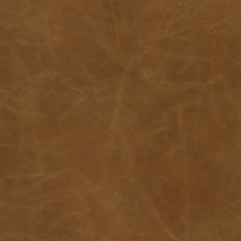 Parker Brown Leather Seat Gold Metal Frame Dining Chair