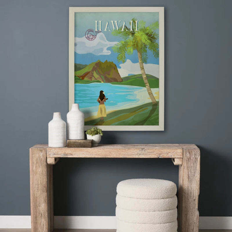 Hawaii Go USA by Mercana Studio Decograph Framed Art Print