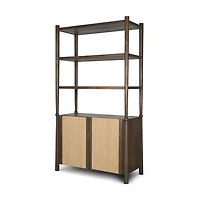 Bondi 2 Door Open Shelving Unit