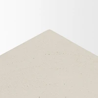 Bunda Square Sculptural Stone Finish Accent Table