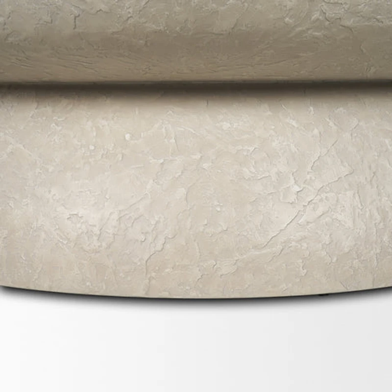 Mesa 48" Round Stone Finish Coffee Table