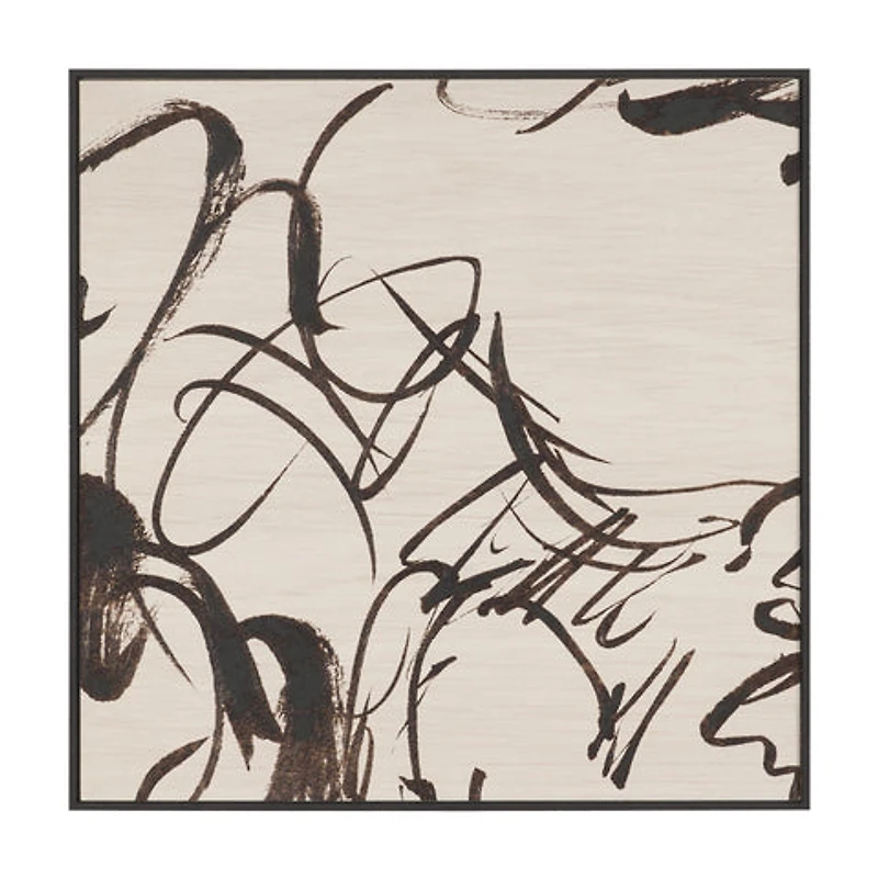 Sculptured Chaos Textured Framed Artwork