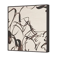 Sculptured Chaos Textured Framed Artwork