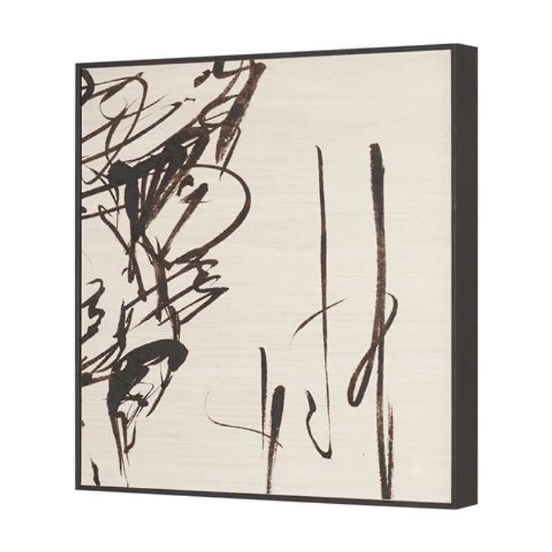 Sculptured Chaos Textured Framed Artwork