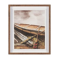 At The Cabin Hand Embelished Framed Artwork