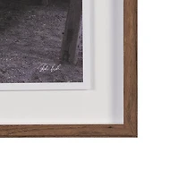 Canoe Hand Embelished Framed Art Print Matted under Glass