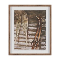 At The Cabin Hand Embelished Framed Artwork