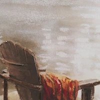 At The Cabin Hand Embelished Framed Artwork