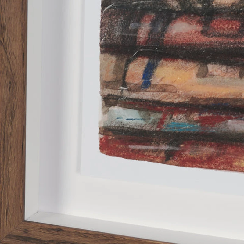 At The Cabin Hand Embelished Framed Artwork