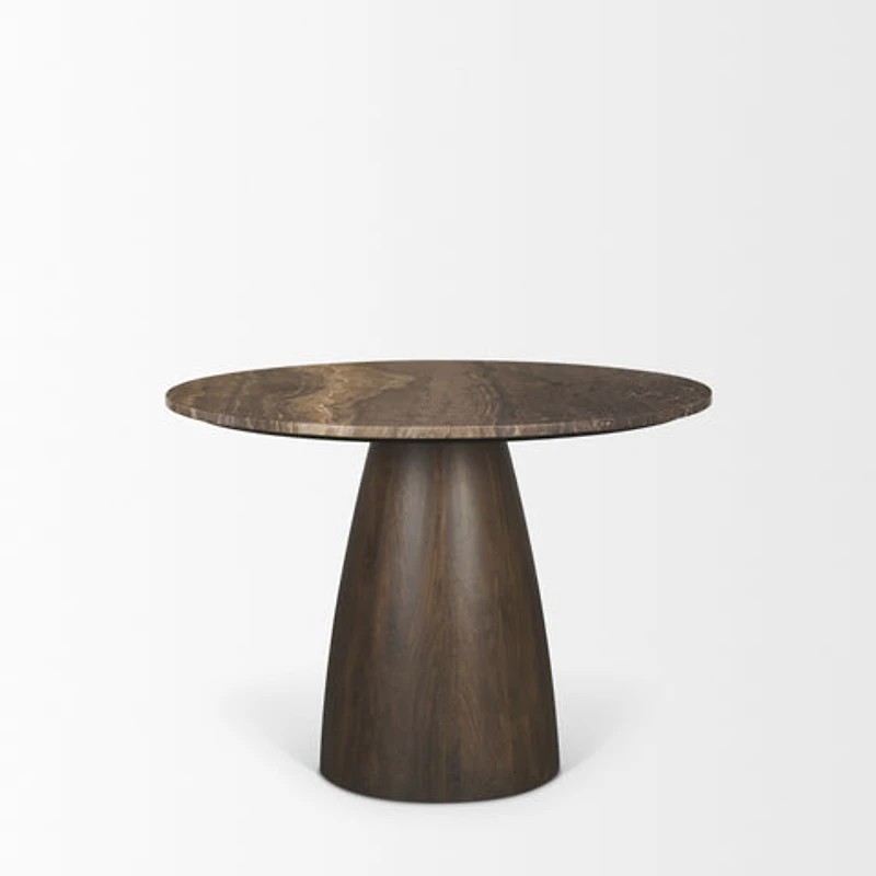 Allyson Round Marble Dining Table