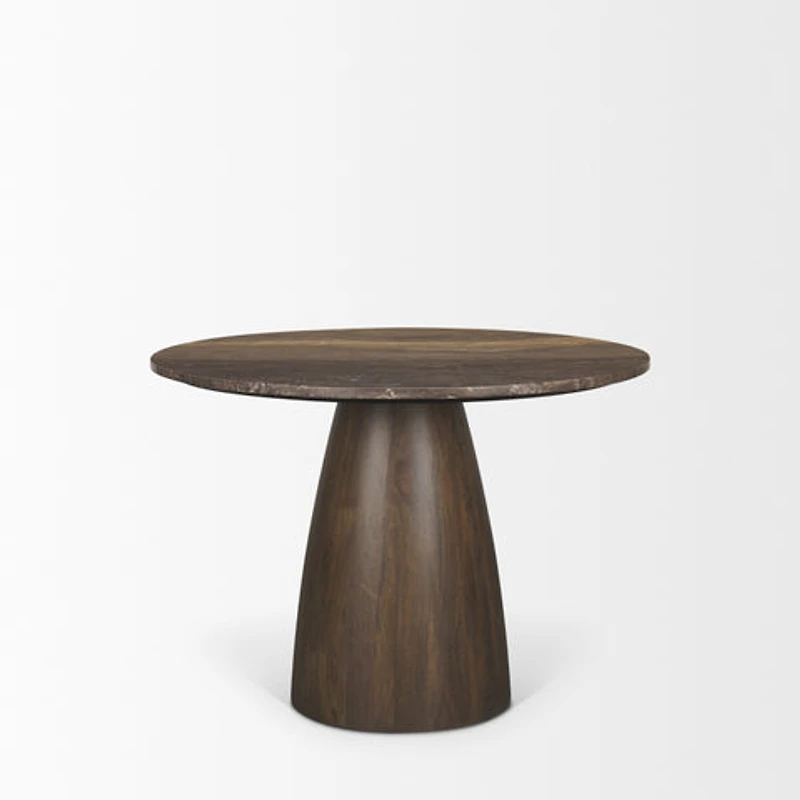 Allyson Round Marble Dining Table