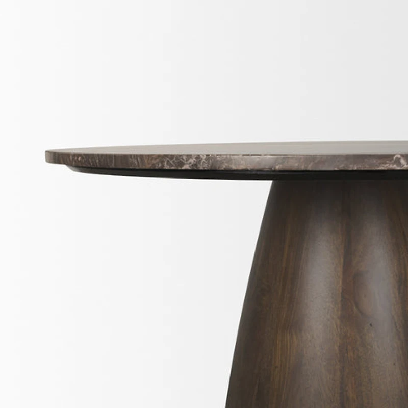 Allyson Round Marble Dining Table