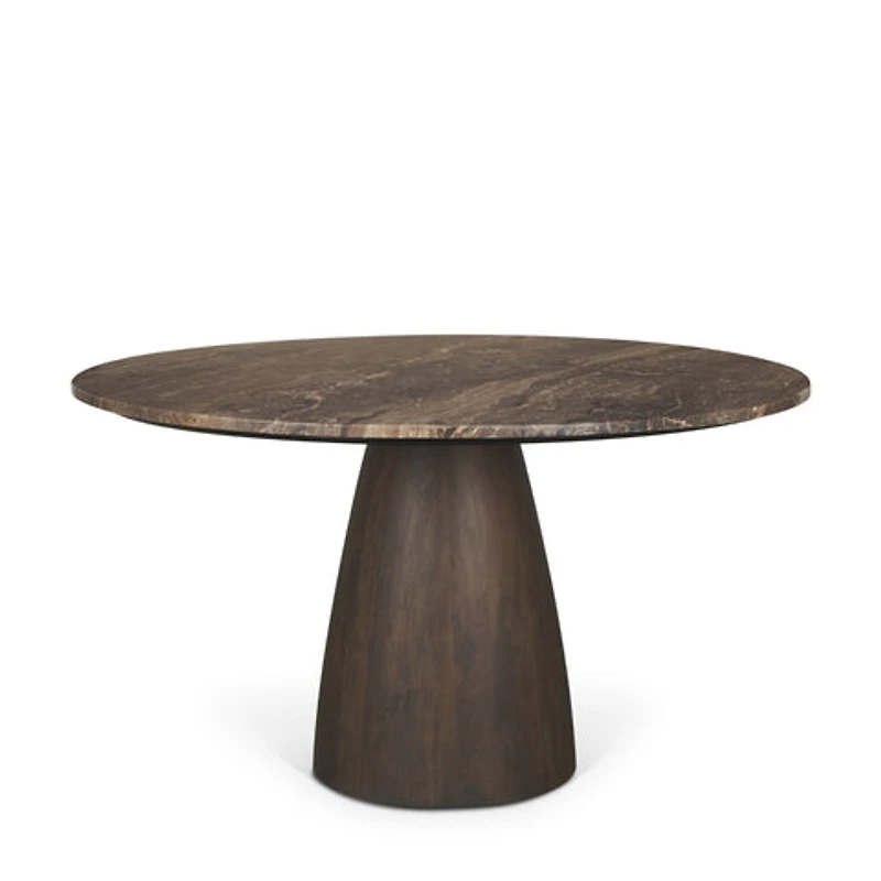 Allyson Round Marble Dining Table