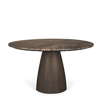 Allyson Round Marble Dining Table