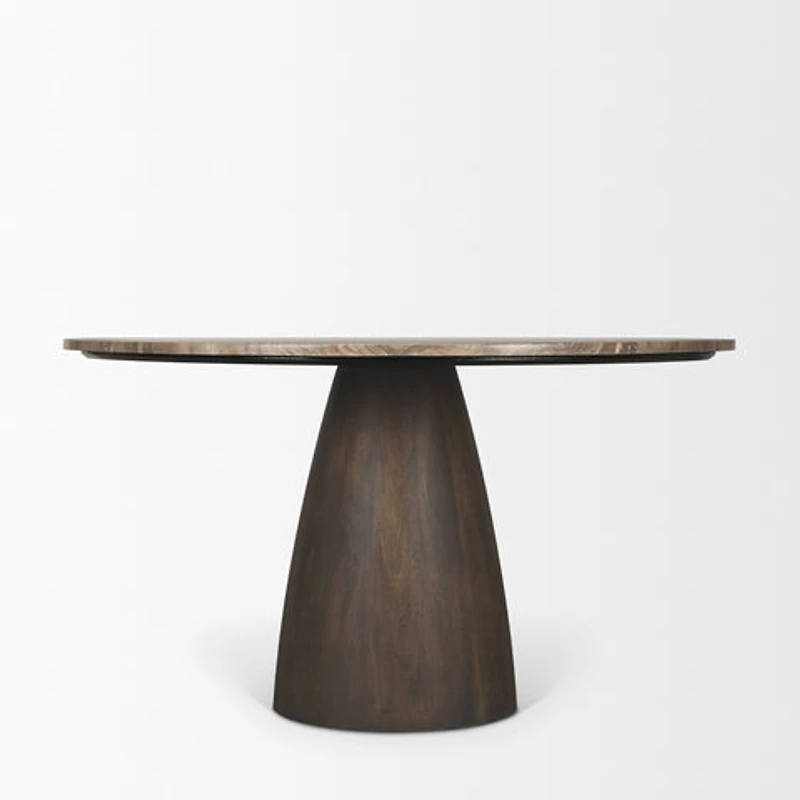 Allyson Round Marble Dining Table