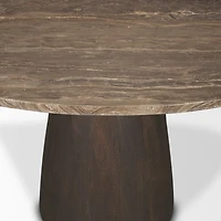 Allyson Round Marble Dining Table