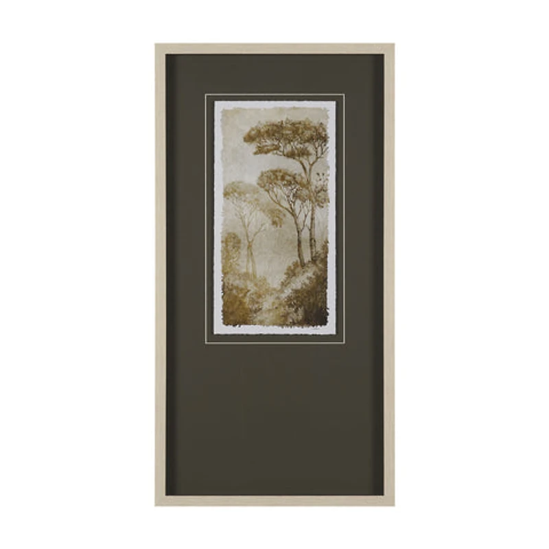 Timeless Vista Hand Embelished Textured Framed Artwork