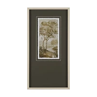 Timeless Vista Hand Embelished Textured Framed Artwork