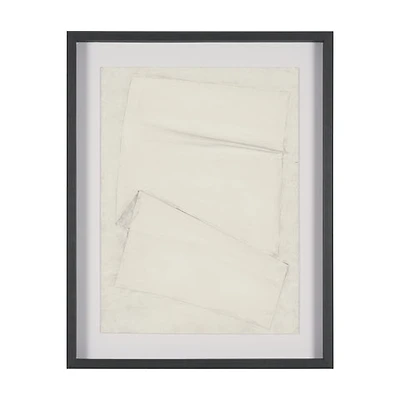 Linen Folds Handmade Original Framed Artwork