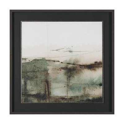 Watercolor Dreamscape Hand Embelished Framed Artwork