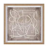 Obscure Framed Artwork Matted under Glass