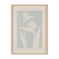 Verdant Silhouettes Framed Artwork Matted under Glass