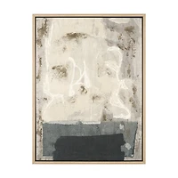 Textural Echo Framed Canvas Artwork