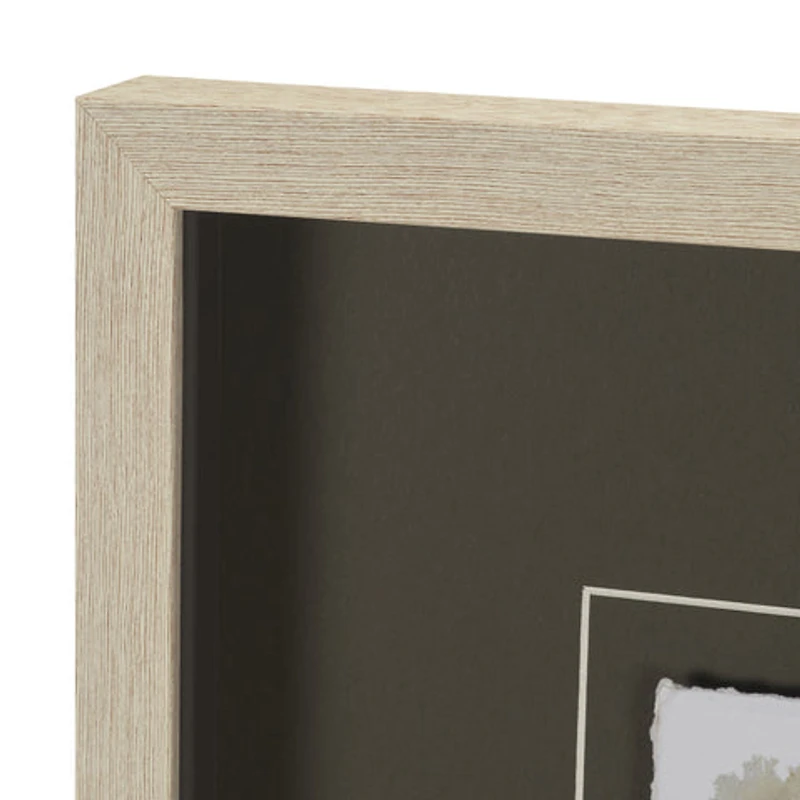 Timeless Vista Hand Embelished Textured Framed Artwork