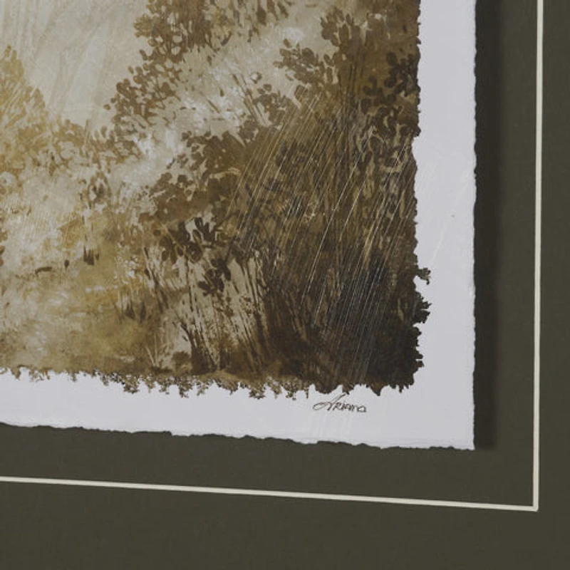 Timeless Vista Hand Embelished Textured Framed Artwork