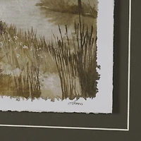 Timeless Vista Hand Embelished Textured Framed Artwork