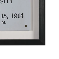 Ephemera Sculpture Text Frame Artwork