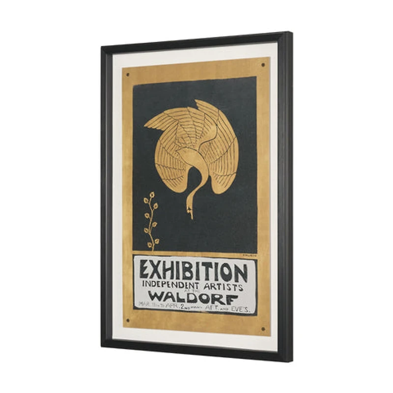 Ephemera Exhibition Text Frame Artwork