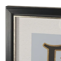 Ephemera Flower Show Text Frame Artwork